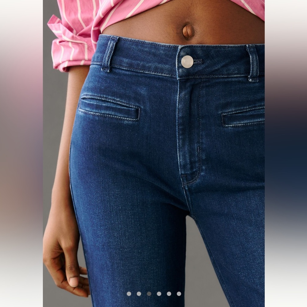 Maeve The Essential Slim High-Rise Straight Jeans - Picture 3 of 16